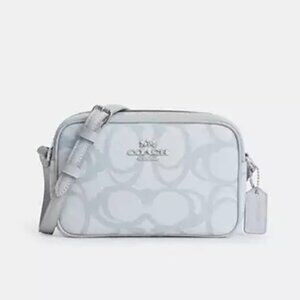 MWT Coach Mini Jamie Camera Bag In Sketch Signature Canvas-CBL94